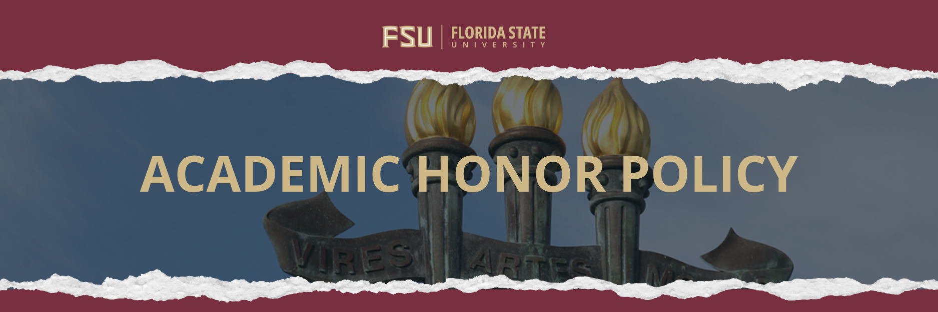 Academic Honor Policy decorative header